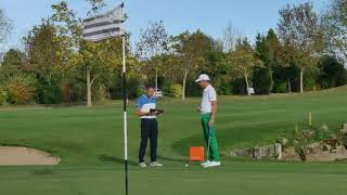 Putt sur l'avant green avec Trackman - Christian Cévaër