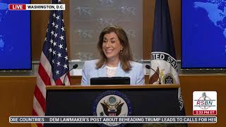 WATCH: U.S. State Department Holds a Press Briefing - 6/17/25