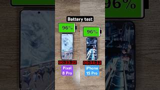 Google Pixel 8 Pro vs iPhone 15 Pro battery test