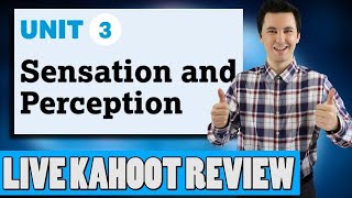 AP Psychology Unit 3 Live Review [Sensation and Perception]
