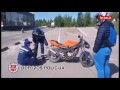 telšiuose pareigūnai tikrino motociklų skleidžiamo garso lygį