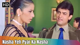 Nasha Yeh Pyar Ka Nasha Hai | Mann (1999) | Aamir Khan | Manisha Koirala | Udit Narayan Hit Songs