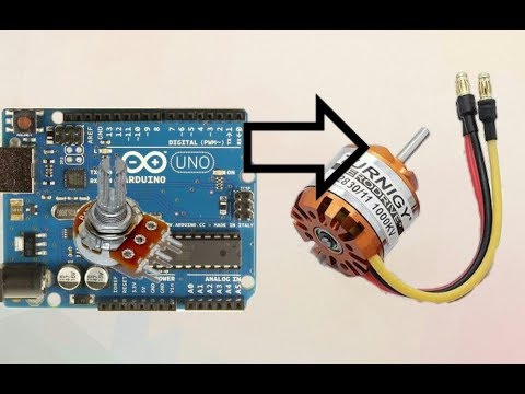 How To Control Brushless Motor Using Arduino - YouTube