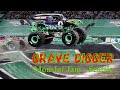 V#100 Grave Digger Freestyle Action at Monster Jam in Seattle, WA - HDCI USA