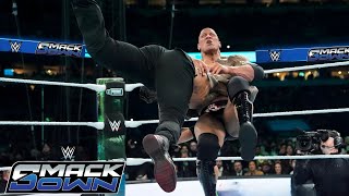 WWE 22 February 2025 Highlights - Roman Reigns Attack The Rock on SmackDown 2025 Highlights