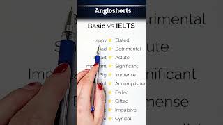 Basic vs advanced english words #angloshorts #english #vocabulory #englishlanguage #shorts