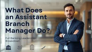 What Does an Assistant Branch Manager Do Full Banking Leadership Breakdown