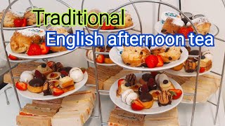 English afternoon teaจัดอาหารว่างของหวาน ดื่มชายามบ่ายแบบผู้ดีอังกฤษโดยเชฟใหญ่ ระดับโรงแรมในอังกฤษ