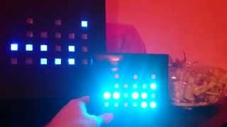 binary clock prototype atmega 16