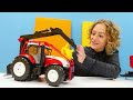 die wunderbox robocar poli und der holztransporter spielzeugvideo für kinder