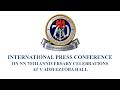 INTERNATIONAL PRESS CONFERENCE FOR NN 70TH ANNIVERSARY CELEBRATION AT V ADM EZEOBA HALL