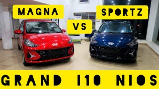 GRAND I10 NIOS | MAGNA VS SPORTZ | COMPARISON | 2023|TAMIL| @TN21VLOG @motoxperts4142 @hyundaiindia