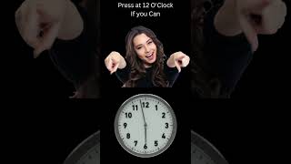Press the Button at 12 O'Clock if you can! clock puzzle