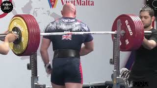 Tony Cliffe - 1st Place 952.5kg Total - 120kg Class 2023 IPF World Classic Championship