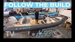 #Followthebuild Ribeye Boats A683 with rare factory custom Yamaha 200hp engine 🔥