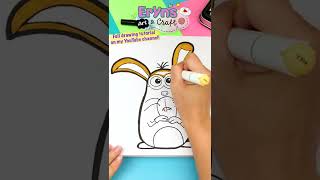 How To Draw Cute | Kevin-Rabbit | Minions: The Rise of Gru | EP 49 | Coloring | #Shorts