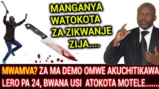 MWAMVA? ZA MA DEMO OMWE AKUCHITIKAWA     LERO PA 24, BWANA USI  ATOKOTA MOTELE.......