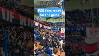 PSG fans ready for the game: Paris-Saint German vs. AC Milano #psg #acm #milan #ultras
