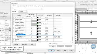 Object styles in Revit | Bring Flat Drawings To Life