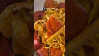 Cooking lobster noodles #fy #idea #recipe #cooking #asmr