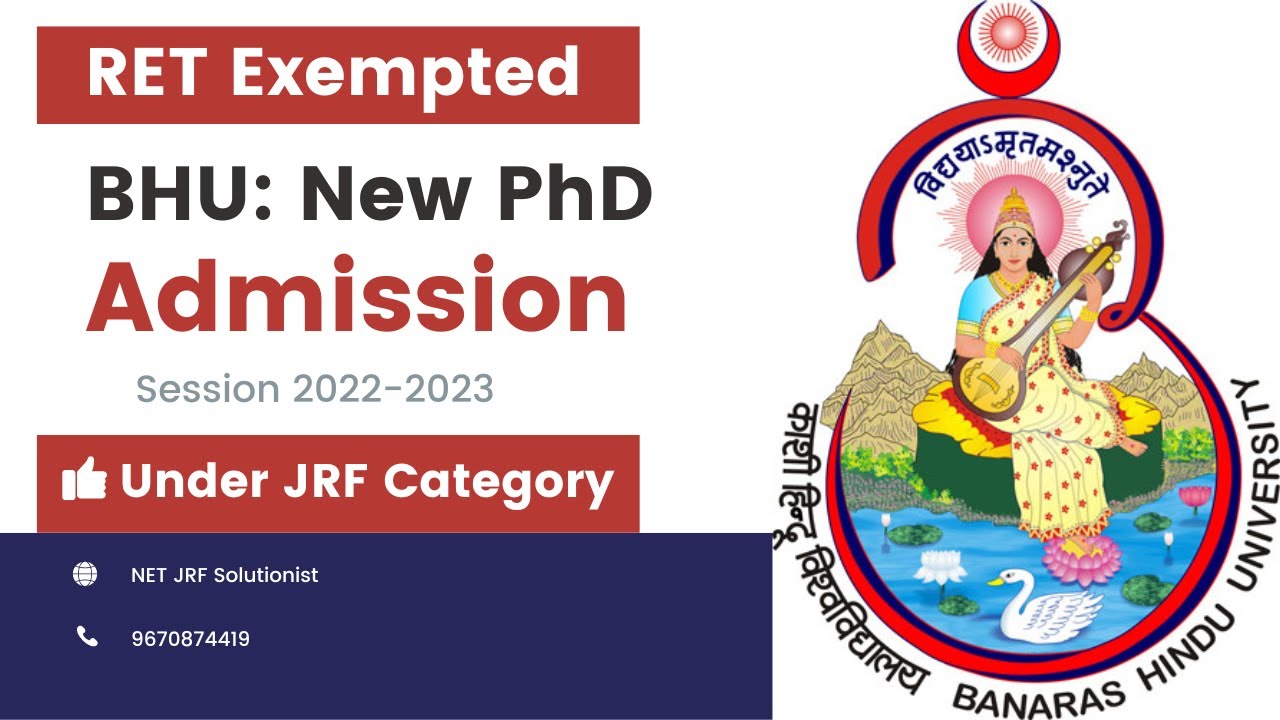 PhD Admission | BHU 2022-2023 | By Abhishek Kumar Jha - YouTube