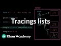 Tracing lists | Intro to CS - Python | Khan Academy