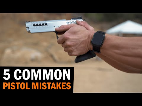 5 Common Pistol Shooting Mistakes We See in Progress