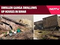 Bhagalpur Flood News | Swollen Ganga Swallows Up Houses In Bihar