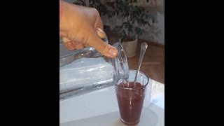 How to make delicious, healthy Cornelian cherry  and blackberry syrup, long preserving