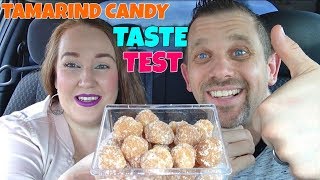 TRYING TAMARIND CANDY FOR THE FIRST TIME (SPICY CANDY) *TASTE TEST*