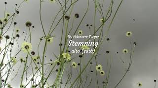 Stemning, W. Peterson-Berger, alto (satb), rehearsal track