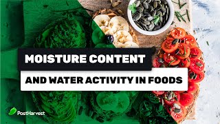 Moisture Content and Water Activity in Foods