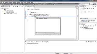 How to Create first Application in Java