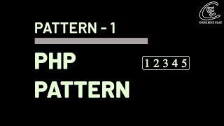 PHP Pattern | Pattern 1 | Code Edit Play