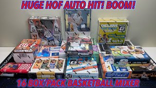 *HUGE HALL OF FAME AUTO HIT! BOOM!* 16 Box/Pack Basketball Mixer - 17/18 Dominion, Threads Premium