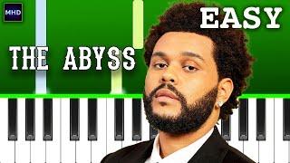 The Weeknd - The Abyss - Piano Tutorial