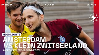 Amsterdam - Klein Zwitserland 🏑 Tulp Hoofdklasse Heren ‘24/’25 RONDE 5 | Samenvatting