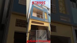 #Kolathur Individual House for Sale G+1 35*25 land area West G-1BHK, 1st - 2BHK