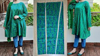 Designer Penals Kurti Style Very Easy Cutting and Stitching.