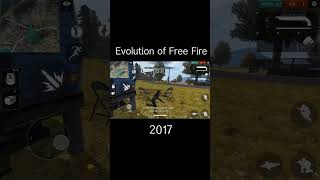 Evolution of Free Fire  #shorts #trendingshorts #trending #thunivu #freefire #pubgmobile #ffshorts