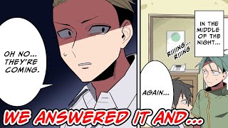 "RUN AWAY!" The phone that shouldn't ring, suddenly did... [Manga dub]