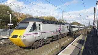 InterCity 125 HSTs at speed (ECML)