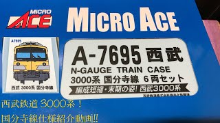 西武鉄道 3000系 マイクロエース 紹介動画!!