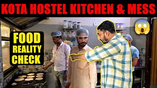 Kota Hostel के Kitchen \u0026 Mess Food Reality Check😮| Shri Om Residency | New Raveej Gandhi Nagar..!!