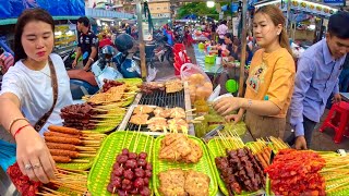 Cambodian Street Food - Exploring Delicious Plenty of Food @ Tuol Tompoung Market