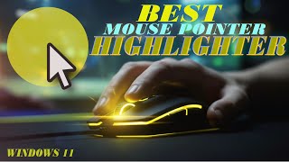 how to add highlighter/ yellow circle to the mouse pointer/ cursor