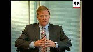 NFL Commissioner Roger Goodell says he is trying to end the Cincinnati Bengals' continuing problems