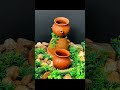 terracotta  home made waterfall fountain making idea at home #terracottatutorial #waterfallfountain