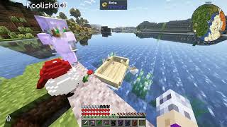 VEGETTA le enseña a su hijo usar su primer bote 😆😇 QSMP