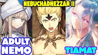 Nebuchadnezzar II, Adult Nemo, and Adult Tiamat Revealed for Fate/Grand Order Arcade!